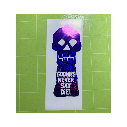 The Goonies Never Say Die Copper Bones Vinyl Decal Sticker