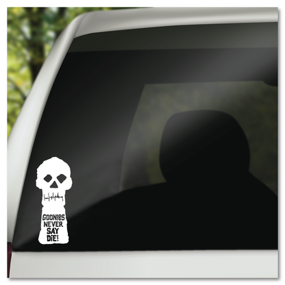 The Goonies Never Say Die Copper Bones Vinyl Decal Sticker