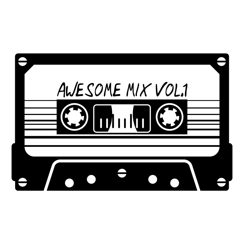 Guardians of the Galaxy Awesome Mix Tape Vinyl Decal Sticker