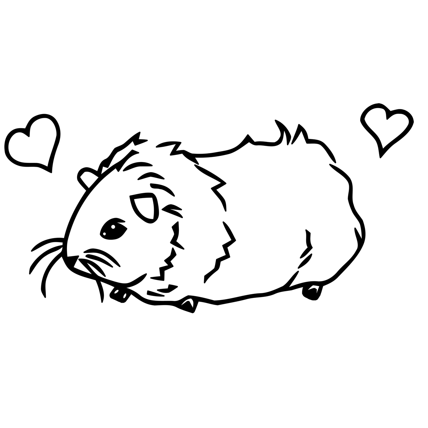 Guinea Pig Vinyl Decal Sticker