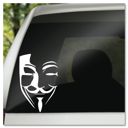 Guy Fawks V Vir Vendetta Vinyl Decal Sticker