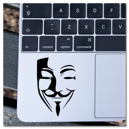 Guy Fawks V Vir Vendetta Vinyl Decal Sticker