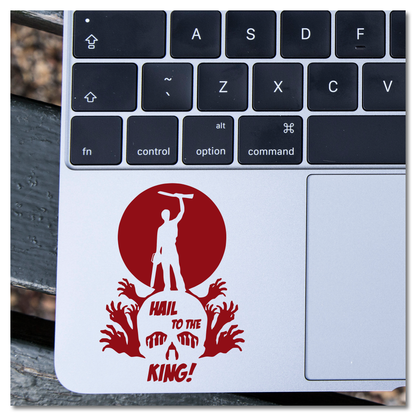 Gegroet aan die koning Ash Army of Darkness Vinyl Decal Sticker