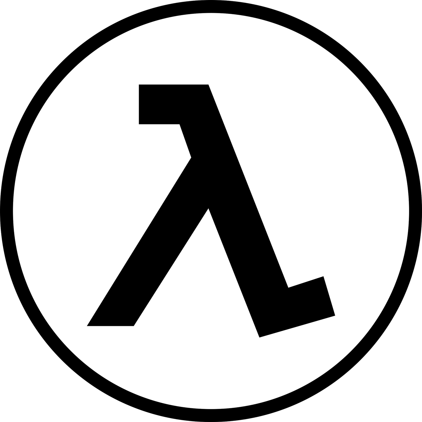 Half-Life Logo Vinyl Decal Sticker