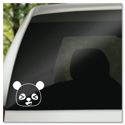 Kawaii Panda Vinyl Decal Plakker