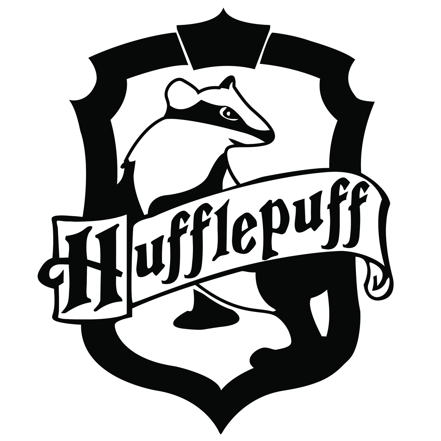 Harry Potter Hufflepuff Vinyl Decal Plakker