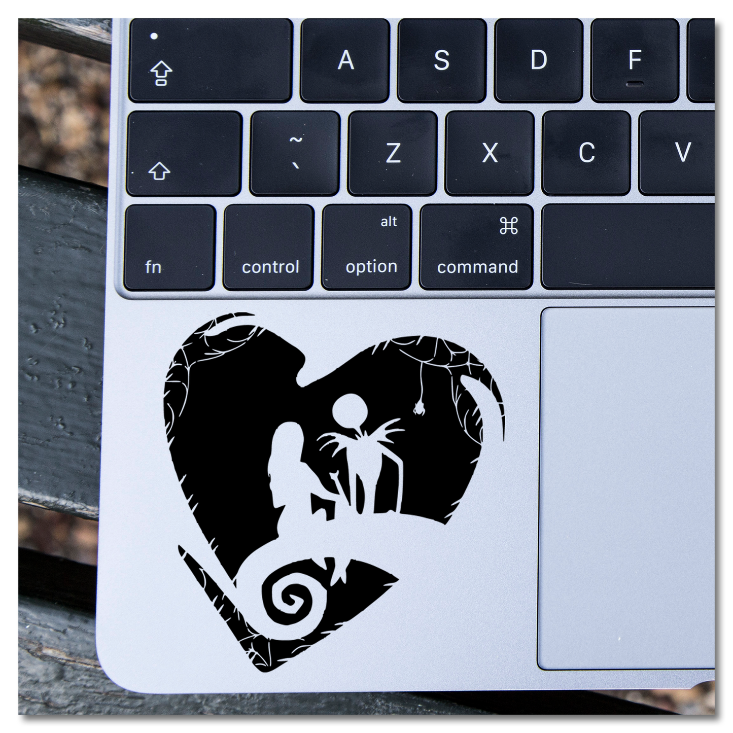 Jack & Sally on Spiral Hill NBC Nightmare Before Christmas Vinyl Decal Sticker