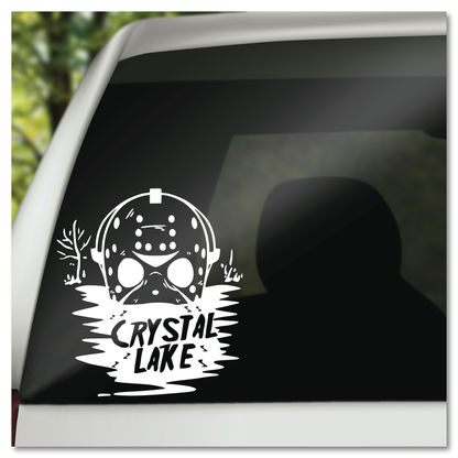 Jason Mask Crystal Lake Vrydag Die 13de Vinyl Decal Sticker