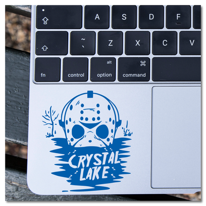 Jason Mask Crystal Lake Friday The 13th Vinyl Decal Sticker