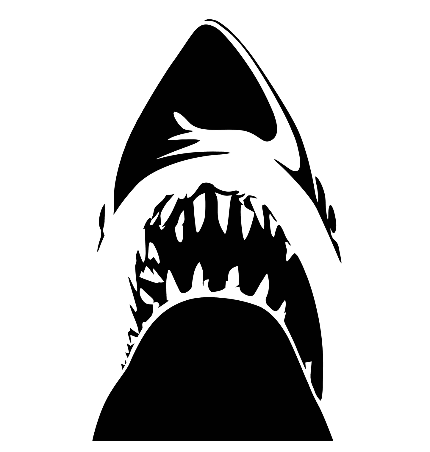 JAWS Vinyl Decal Plakker