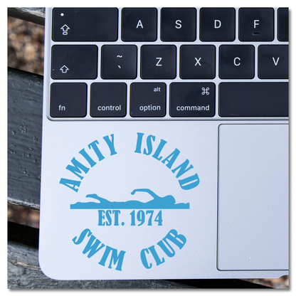 Amity Island Swim Club JAWS Vinyl Decal Sticker