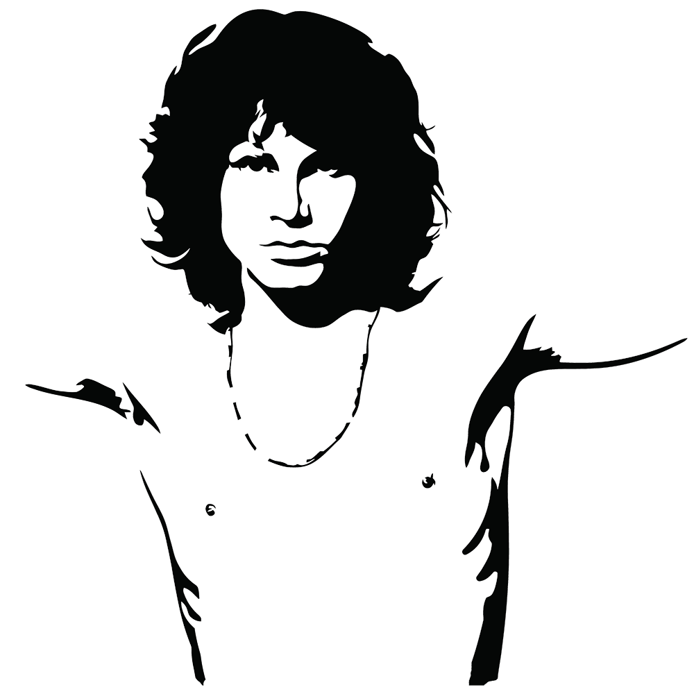 Jim Morrison Vinyl Decal Sticker