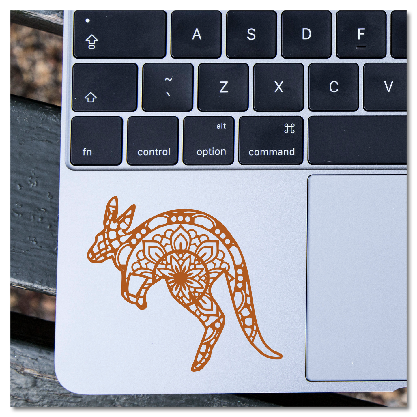 Kangaroo Mandala Vinyl Decal Sticker