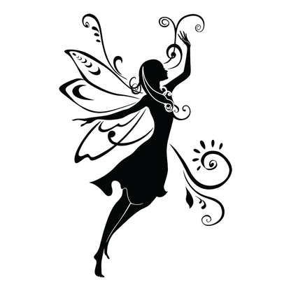 Fairy Lady Vinyl Decal Sticker