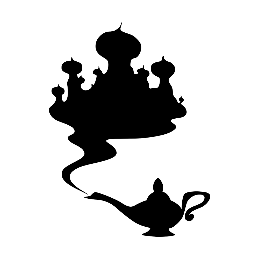 Disney Aladdin Genie Lamp Agrabah Vinyl Decal Sticker