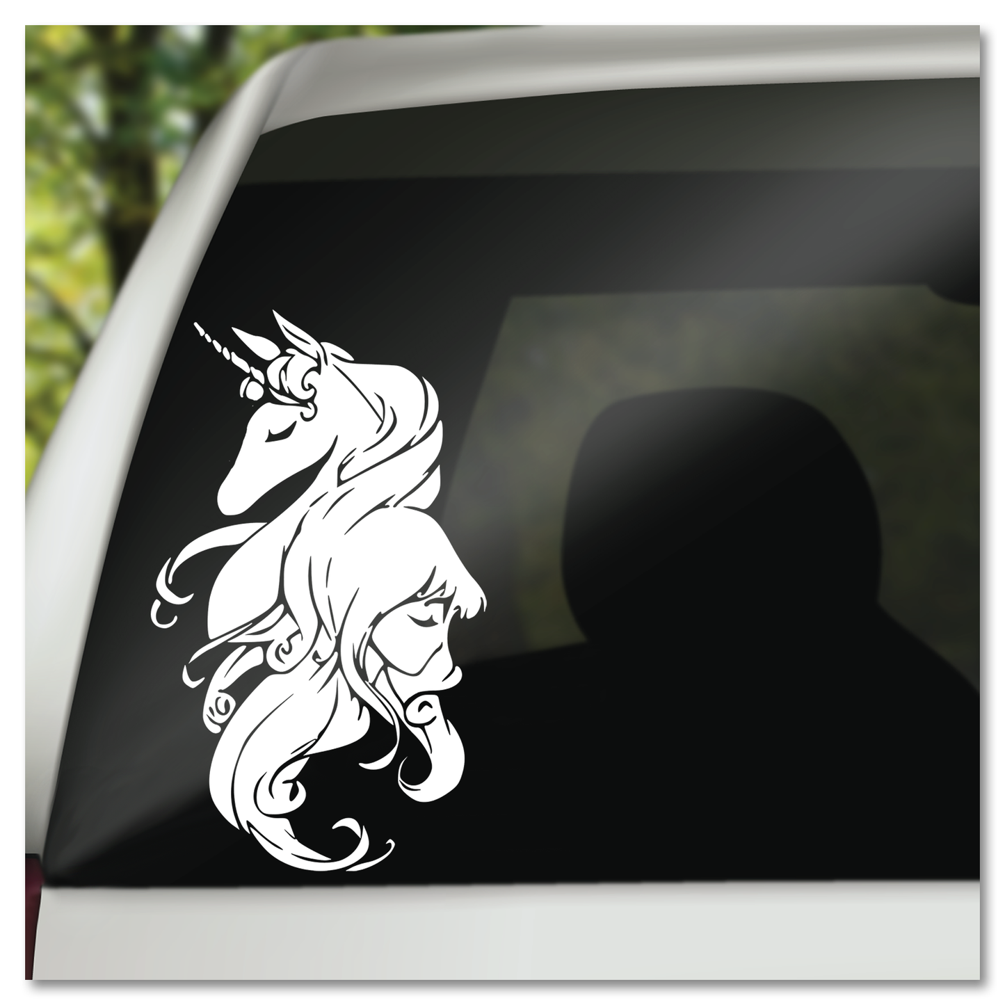 Laaste Unicorn Lady Amalthea Vinyl Decal Sticker