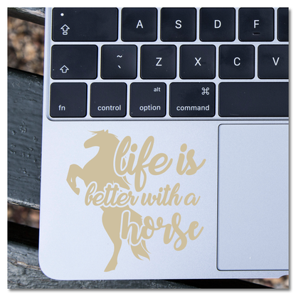 Life Is Better With Horse Vinyl Decal Sticker