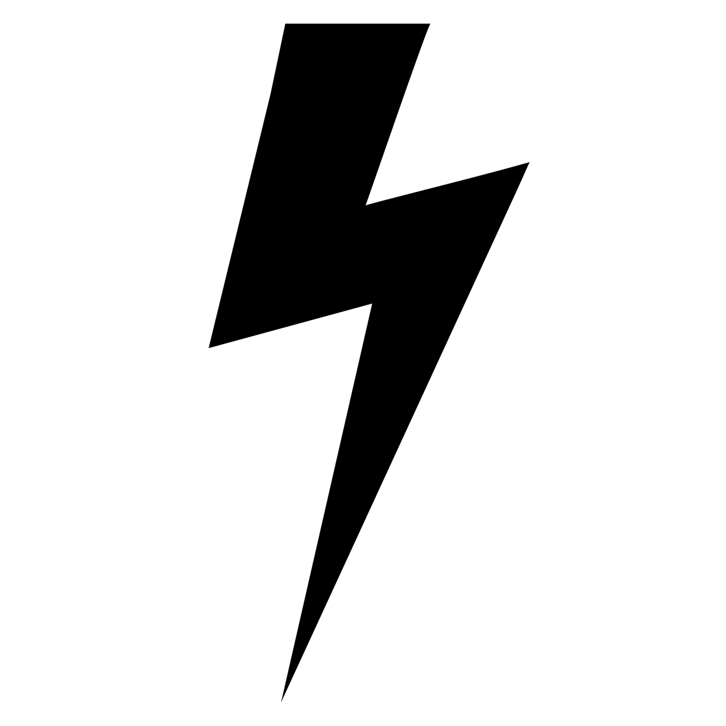 Lightning Bolt Vinyl Decal Sticker