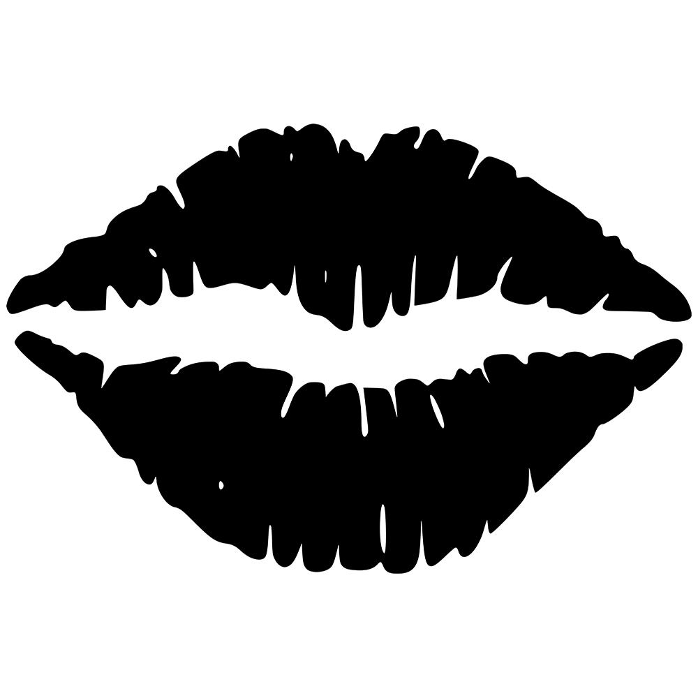 Lips Kiss Vinyl Decal Sticker