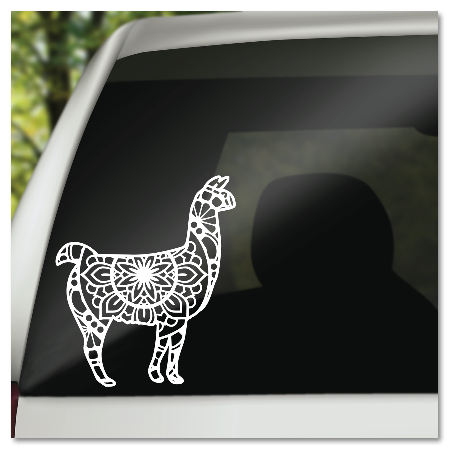 Llama Mandala Vinyl Decal Sticker