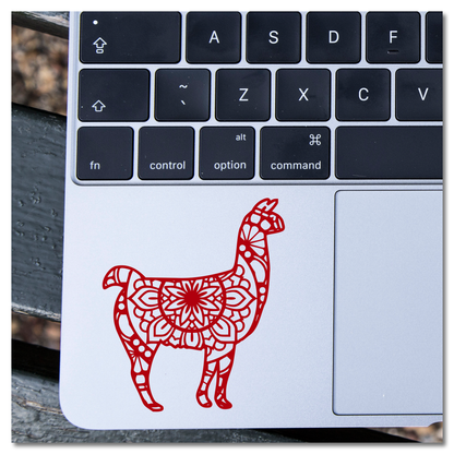 Llama Mandala Vinyl Decal Sticker