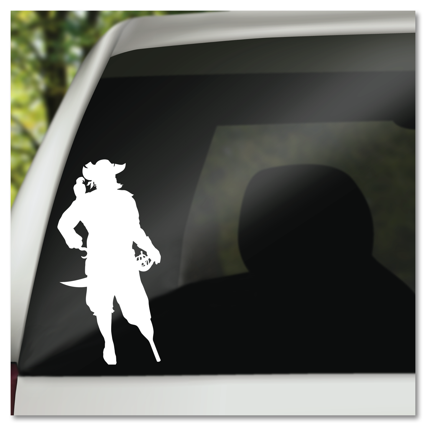 Pirate Long John Silver Vinyl Decal Sticker