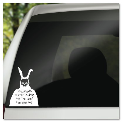 Mad World Donnie Darko Frank Vinyl Decal Sticker