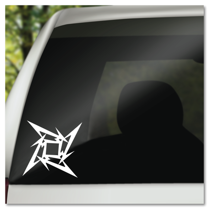 Metallica Throwing Star Vinyl Decal Sticker