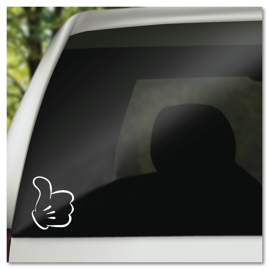 Mickey Mouse Thumbs Up Vinyl Decal Sticker