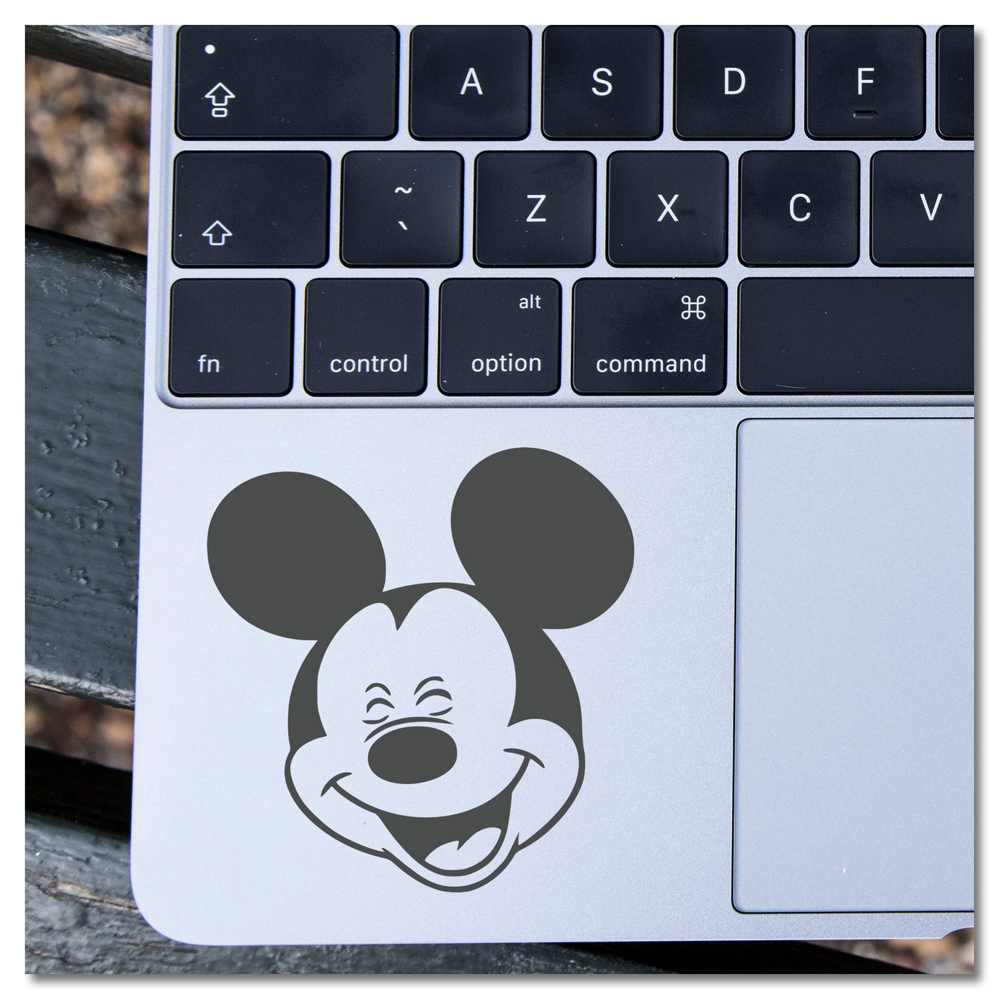 Laughing Mickey Mouse Face Vinyl Decal Sticker