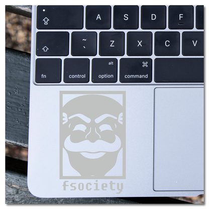 Mnr. Robot fsociety Vinyl Decal Sticker