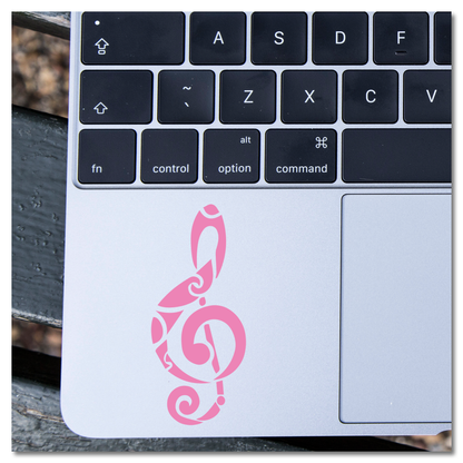 Musieknoot Vinyl Decal Plakker