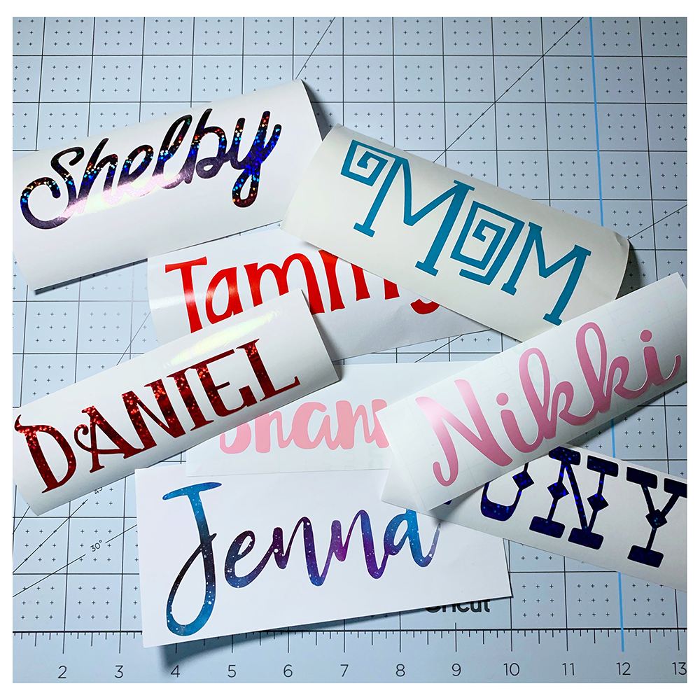 Custom Name / Text Vinyl Decal Sticker