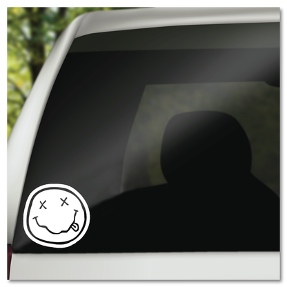 Nirvana Smiley Face Vinyl Decal Sticker