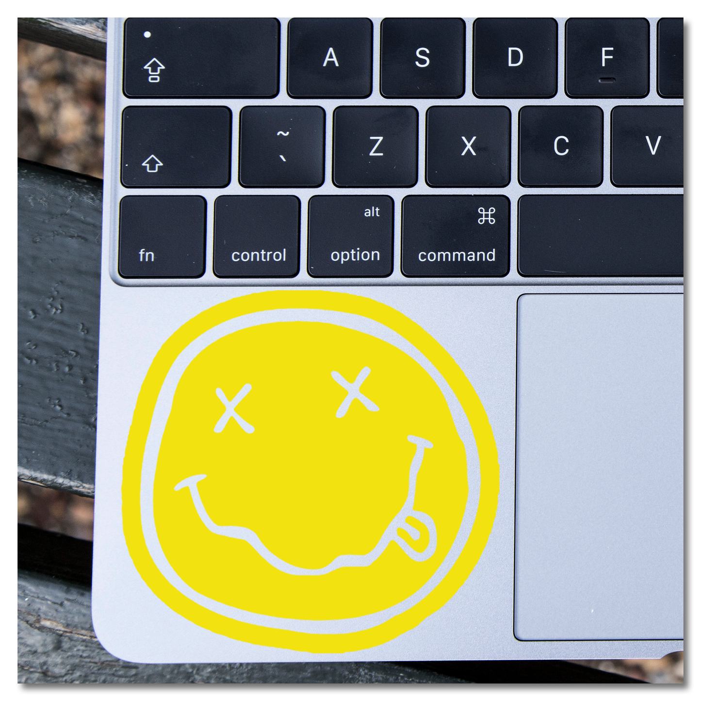 Nirvana Smiley Face Vinyl Decal Sticker