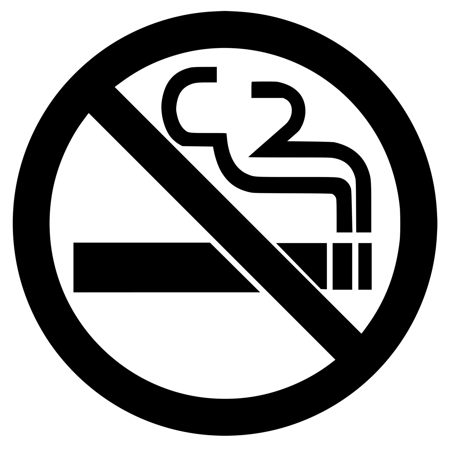 No Smoking Vinyl Decal Sticker