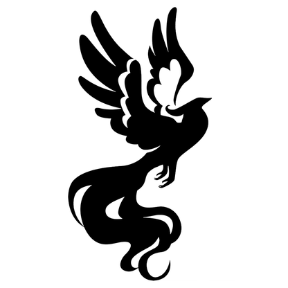 Phoenix Bird Vinyl Decal Plakker