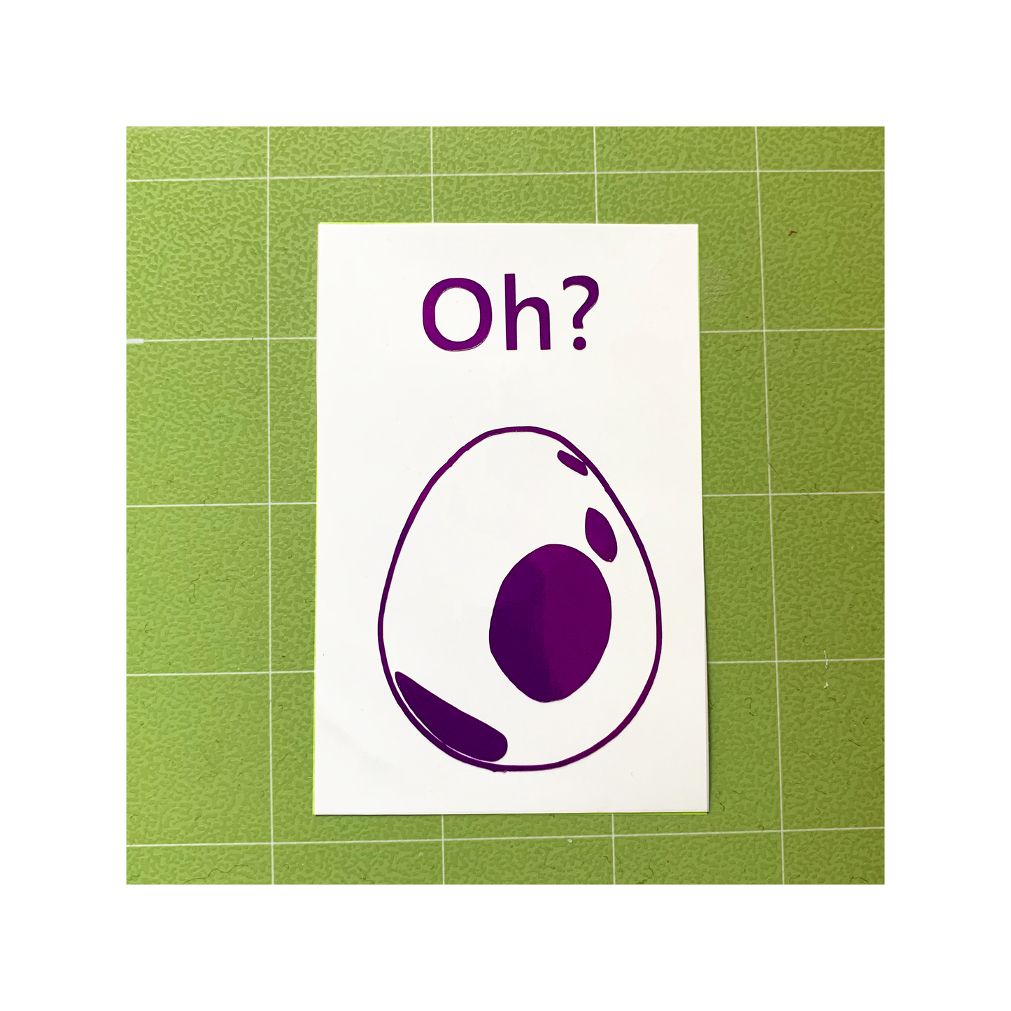 Pokemon Go Oh? Egg Vinyl Decal Sticker
