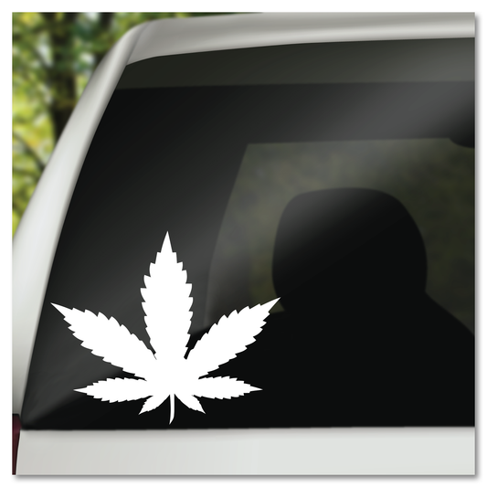 Pot Leaf Marijuana Leaf Vinyl Decal Sticker