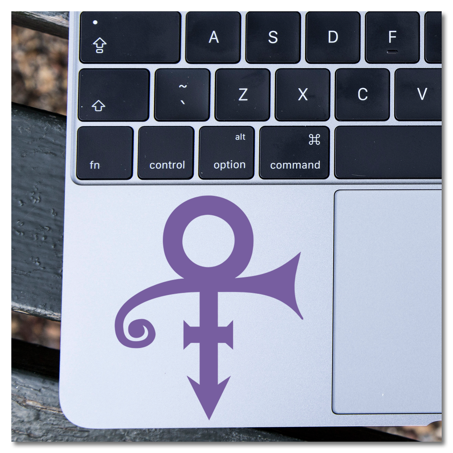 Kunstenaar wat voorheen bekend was as Prince Vinyl Decal Sticker