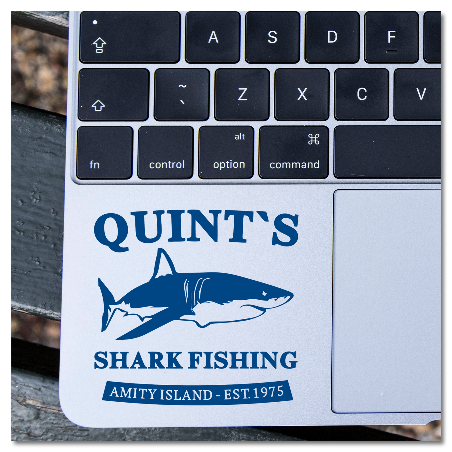 JAWS Quint's Shark Fishing Vinyl Decal Sticker