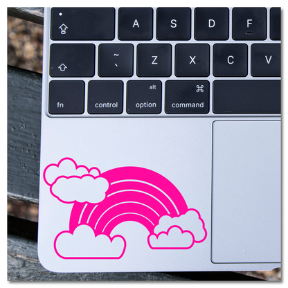 Rainbow Clouds Vinyl Decal Sticker