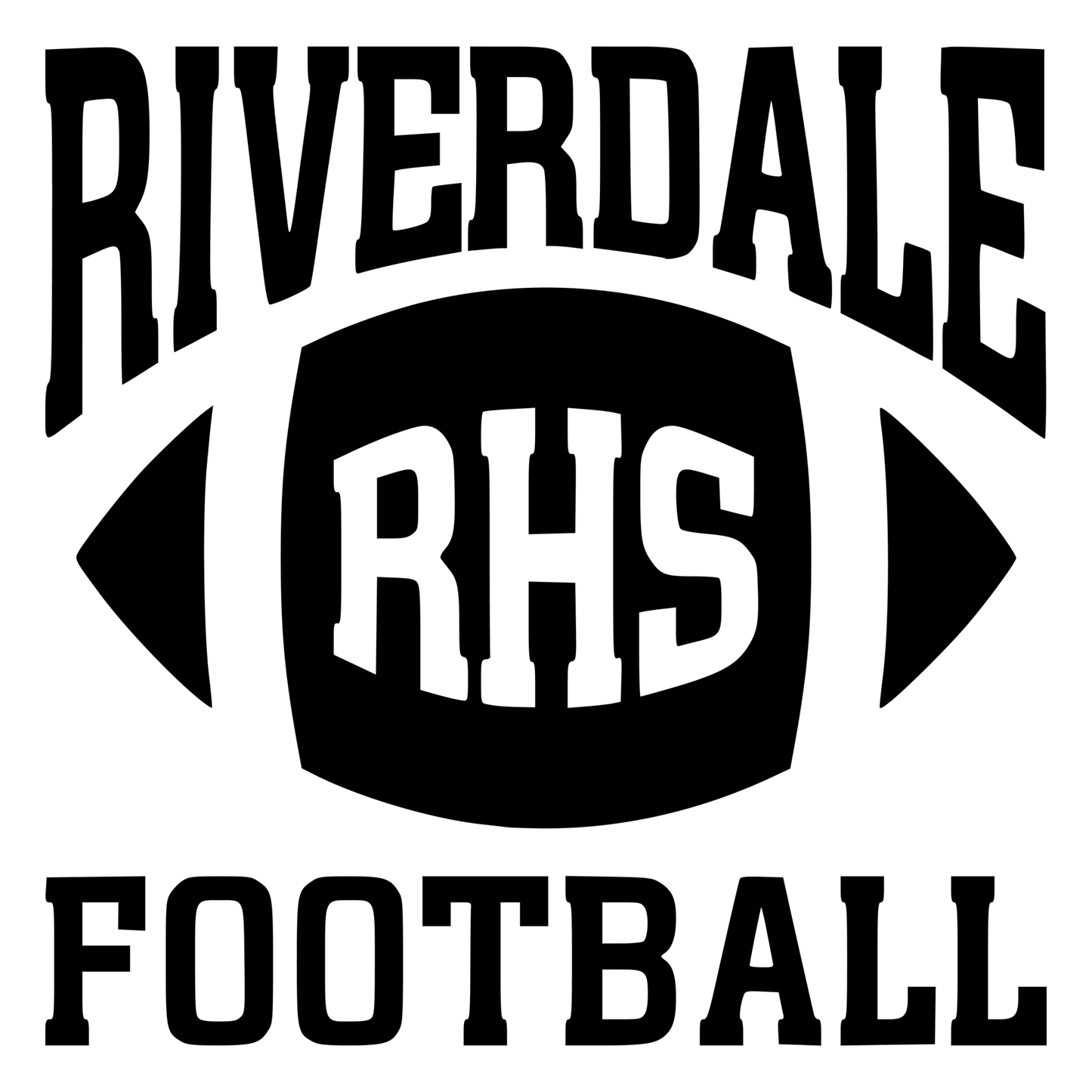 Riverdale Football RHS Vinyl Decal Sticker