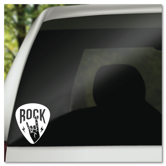 Rock Pick Vinyl Decal Sticker
