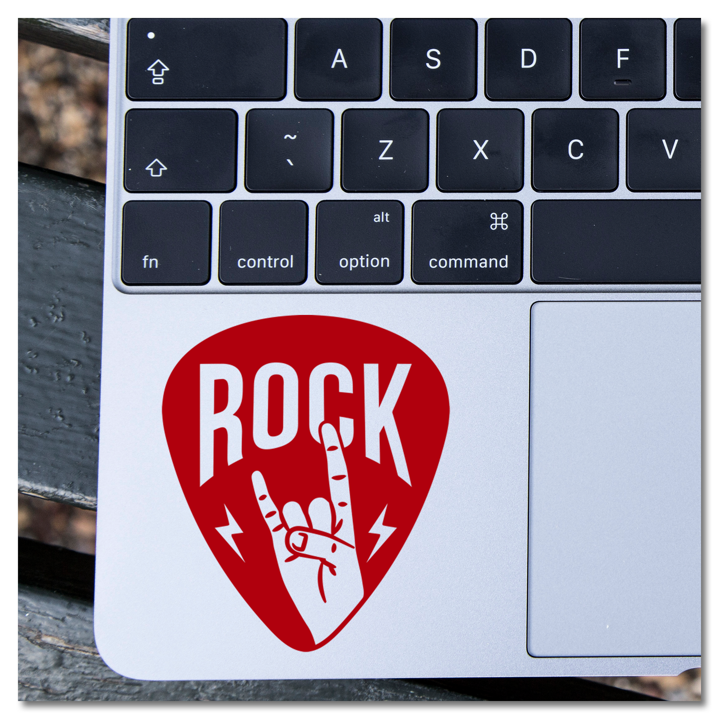 Rock Pick Vinyl Decal Sticker