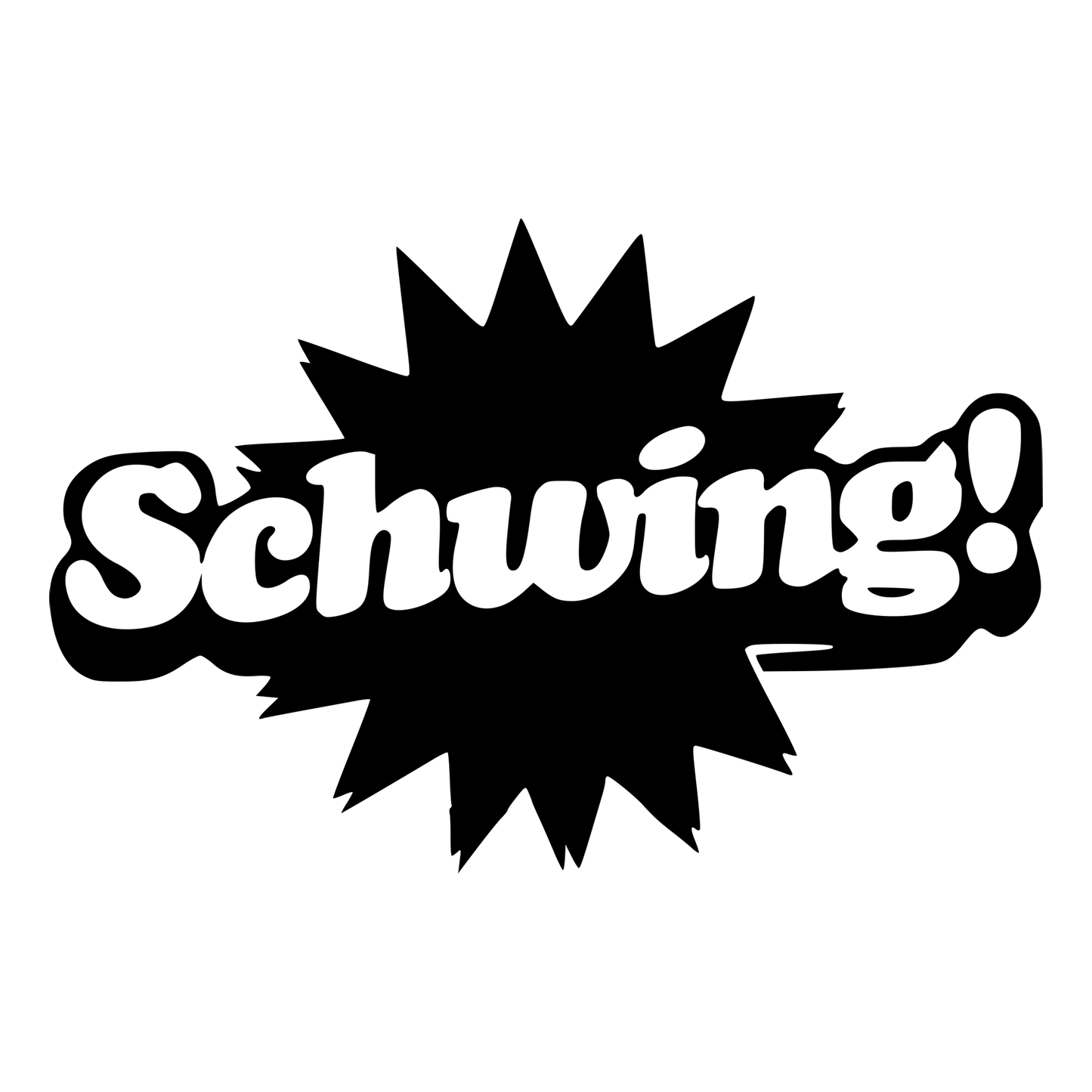 Wayne's World Schwing Vinyl Decal Sticker