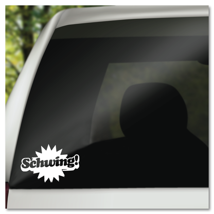 Wayne's World Schwing Vinyl Decal Sticker