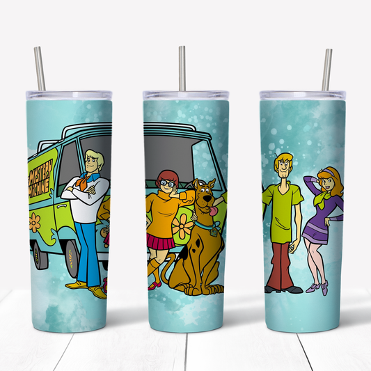 Scooby Doo 20oz Sublimated Metal Tumbler
