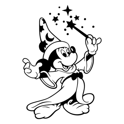 Disney Sorcerer Mickey Mouse Vinyl Decal Sticker