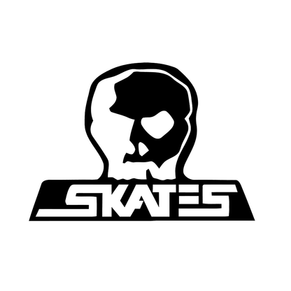 Skedelskaats Vinyl Decal Plakker